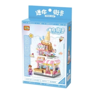 LOZ micro block kocke Panda Ice Cream Shop