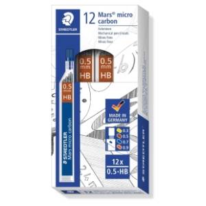 Mine za tehničku olovku STAEDTLER HB 0,5mm 12kom