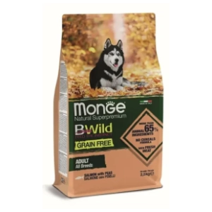 MONGE Bwild adult hrana za pse losos i grašak 2,5kg