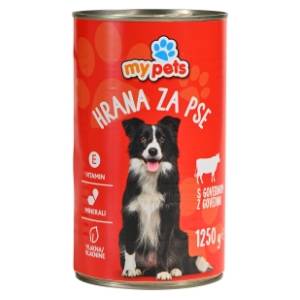 MY PETS hrana za pse govedina 1250g