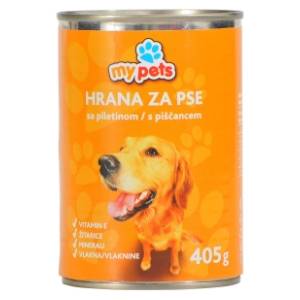 MY PETS hrana za pse piletina 405g