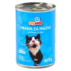 MY PETS hrana za mačke riba 405g