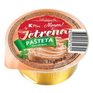 Pašteta K PLUS jetrena 75g