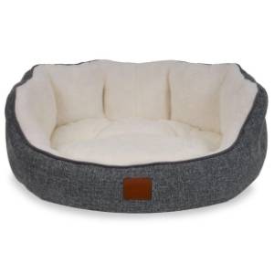 PAWS & WHISKERS Coco krevet za ljubimce 70x80x10cm sivo-beli