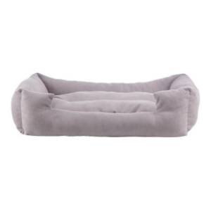 PAWS & WHISKERS Kare krevet za ljubimce 50x35x14cm sivi