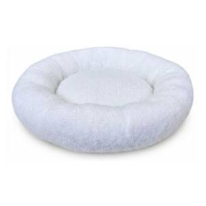 PAWS & WHISKERS Teddy donut krevet za ljubimce 52x12cm beli