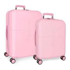 PEPE JEANS set kofera pink 2kom