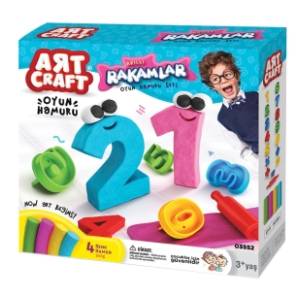 Plastelin set brojevi ART CRAFT 200g