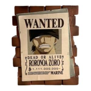 PLASTOY kasica za novac Zoro Wanted One Piece