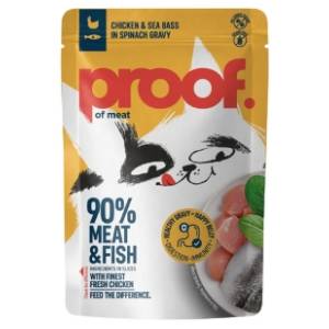 PROOF Of meat hrana za mačke piletina brancin sos spanaća 85g