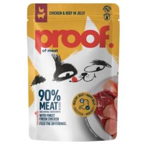 PROOF Of meat hrana za mačke piletina i govedina u želeu 85g