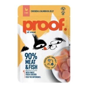 PROOF Of meat hrana za mačke piletina i losos u želeu 85g