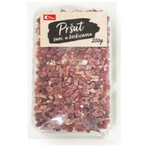 Pršut suvi u kockicama K PLUS 200g