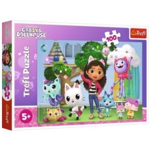 Puzzle Gabby’s dollhouse 100 delova TREFL