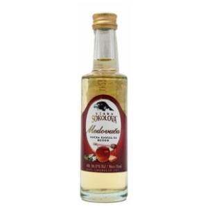 Rakija STARA SOKOLOVA medovača mini 0.5l