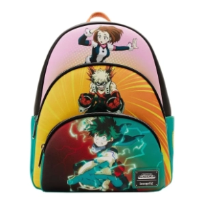 Ranac  LOUNGEFLY My Hero Academia triple pocket scene