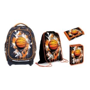 Ranac za školu anatomski S-COOL Basketball set