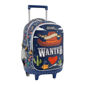 Ranac za školu MUST Glow wanted trolley 584496