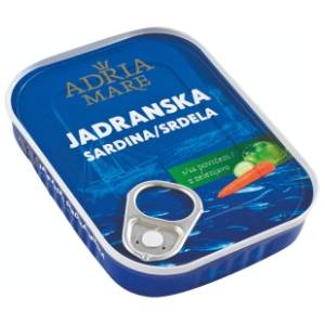 Sardina ADRIA MARE jadranska sa povrćem 105g