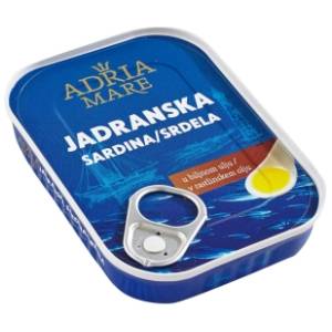 Sardina ADRIA MARE u biljnom ulju 105g