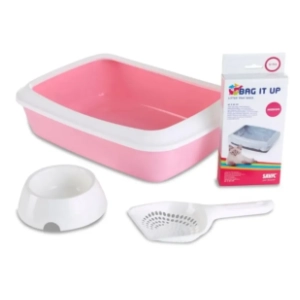 SAVIC Iriz toalet za mačke 42x31x12,5cm roze