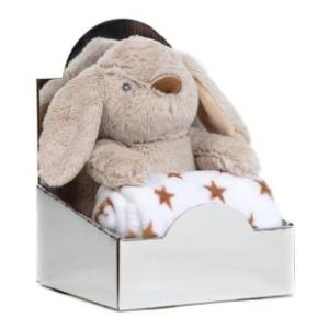 Set igračka i ćebence Rabbit bež BBO