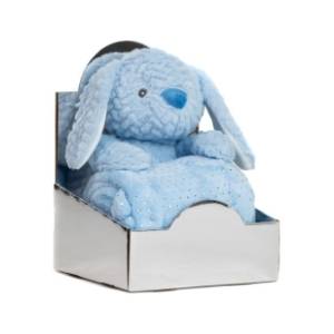 Set igračka i ćebence Rabbit plavi BBO