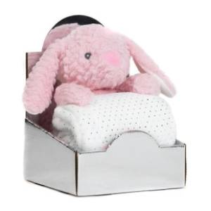 Set igračka i ćebence Rabbit roze BBO