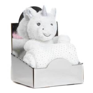 Set igračka i ćebence Unicorn beli BBO