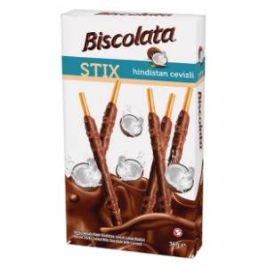 Štapići BISCOLATA stix kokos 36g