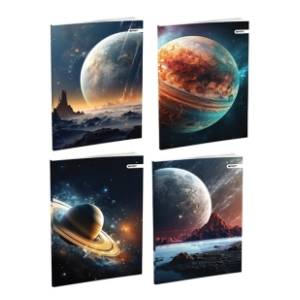 Sveska A5 karo SPIRIT planets 52lista 1kom