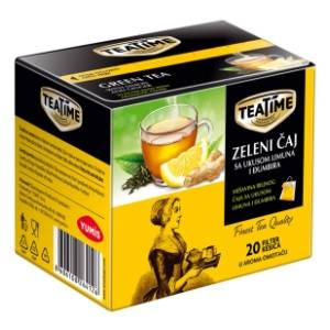TEA TIM zeleni čaj limun i đumbir 30g