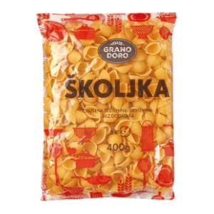 Makaroni GRANO DORO školjke 400g