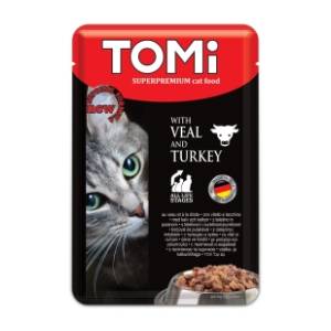 TOMI Adult sos za mačke teletina i ćuretina 100g