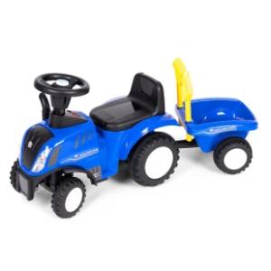 Traktor sa prikolicom plavi ECO TOYS