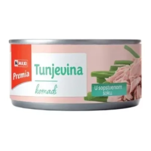 Tunjevina MAXI komadi u salamuri 160g
