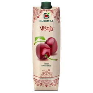 Voćni sok BUDIMKA višnja bistri 1l