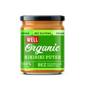 WELL organska kikiriki pasta 300g