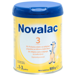 Zamensko mleko NOVALAC 3 800g