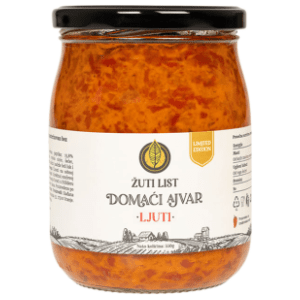 Ajvar ŽUTI LIST domaći ljuti 550g