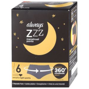 ALWAYS Zzz noćne menstrualne gaćice S/M 3kom