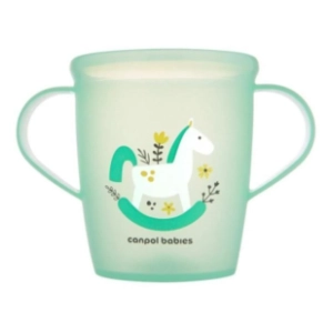CANPOL BABIES šolja sa drškama 250ml zelena