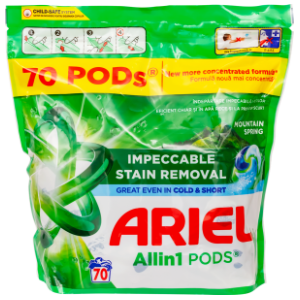 ARIEL PODS All in 1 mountain spring kapsule za veš 70kom