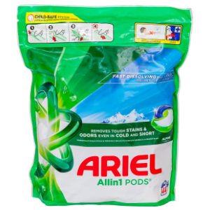 ARIEL PODS All in Alpine kapsule za veš 44kom