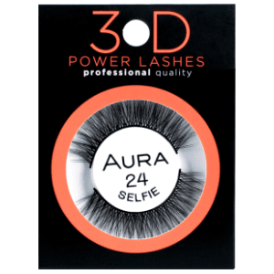 AURA 3D Power lashes veštačke trepavice 24 selfie