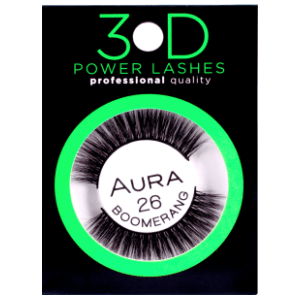 AURA 3D Power lashes veštačke trepavice 26 boomerang