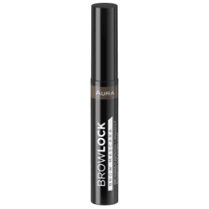 AURA Browlock maskara za obrve 03 dark brown