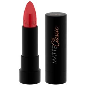 AURA Matte classic ruž za usne 153 red & sexy