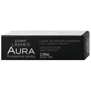 AURA Power Lashes lepak za veštačke trepavice crni