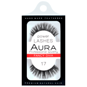 AURA Power lashes veštačke trepavice 17 fancy diva